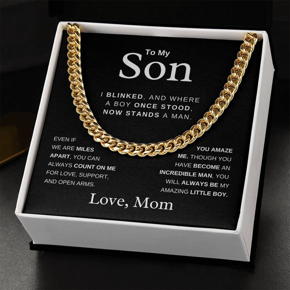 To My Son From Mom - Always Count On Me