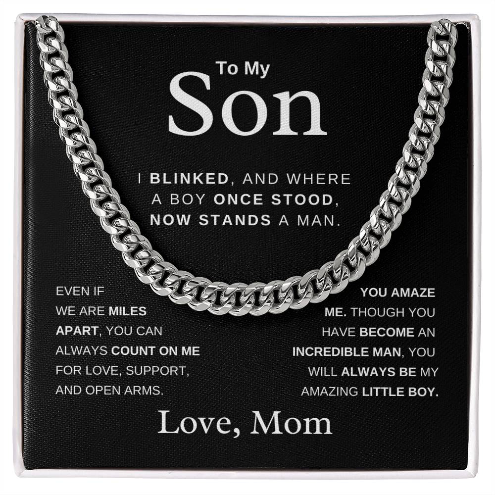 To My Son From Mom - Always Count On Me