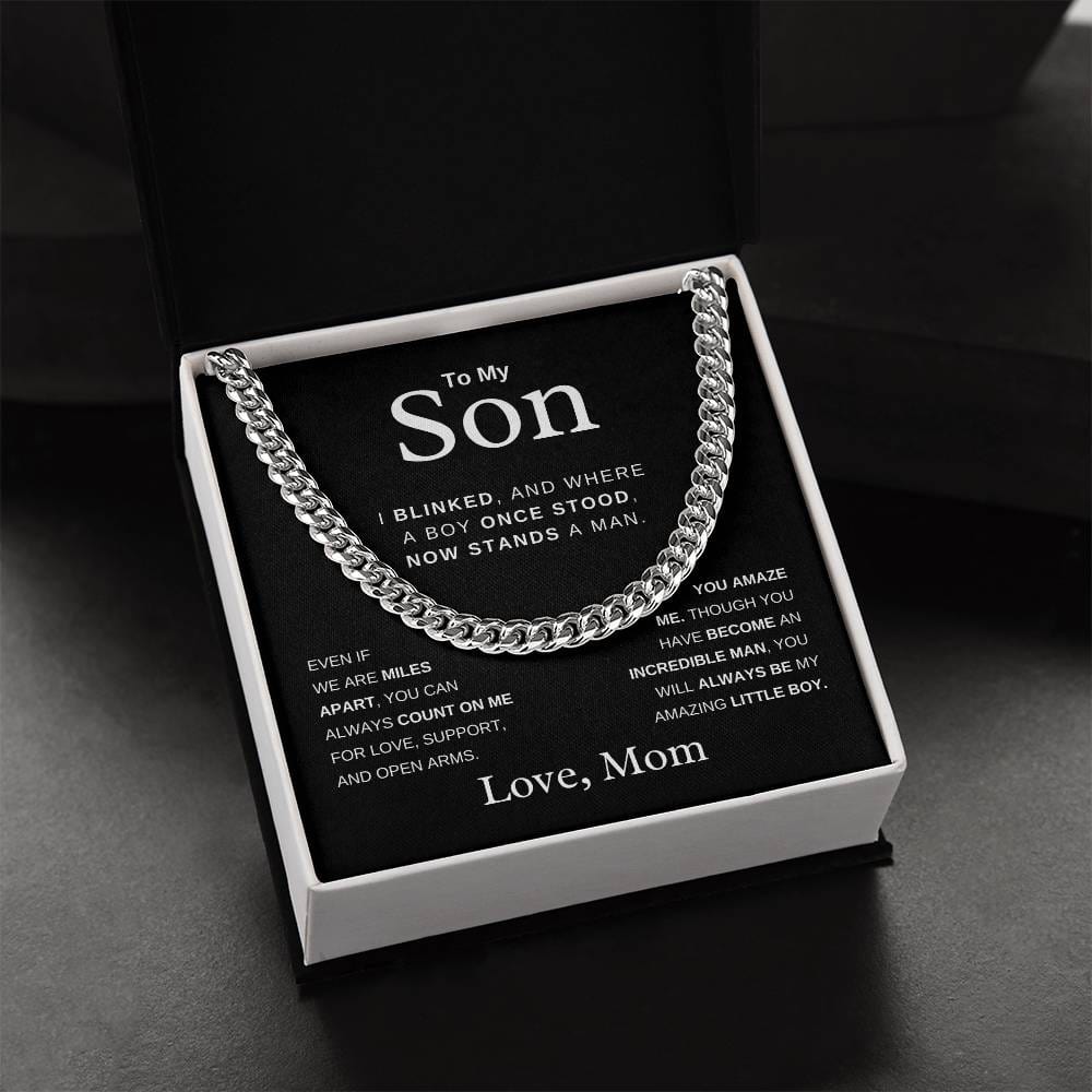 To My Son From Mom - Always Count On Me