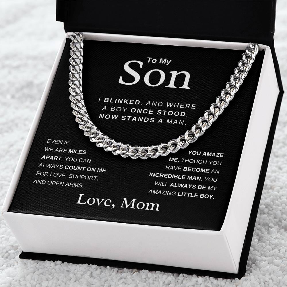 To My Son From Mom - Always Count On Me
