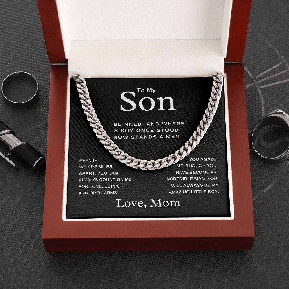 To My Son From Mom - Always Count On Me