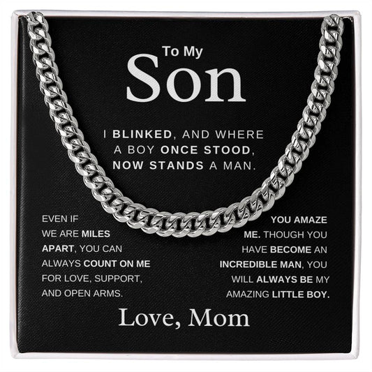 To My Son From Mom - Always Count On Me