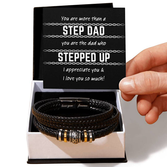 To My Dad | Step Dad Who Stepped Up Black Background
